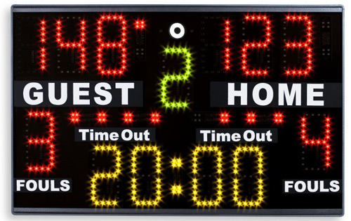 Portable Score Keeper L Digital Scoreboard for Basketball Ping Pong Volleyball Indoor & Outdoor Sport Jhering Electronic Scoreboards with Remote 