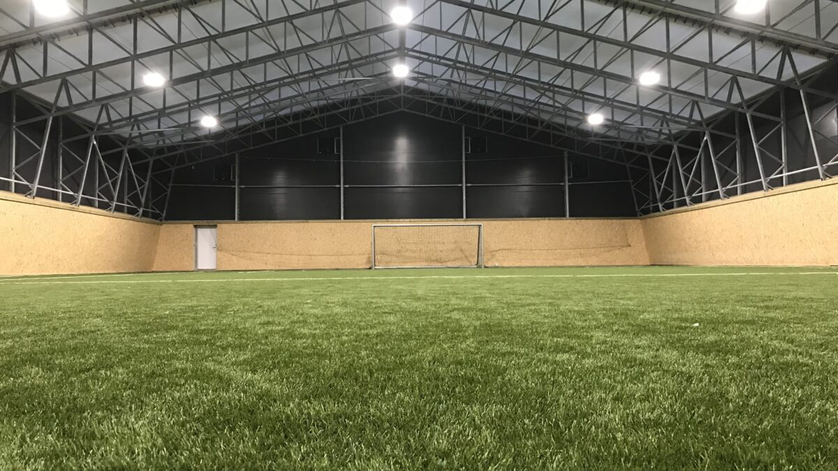 pop up sports building astro pitch
